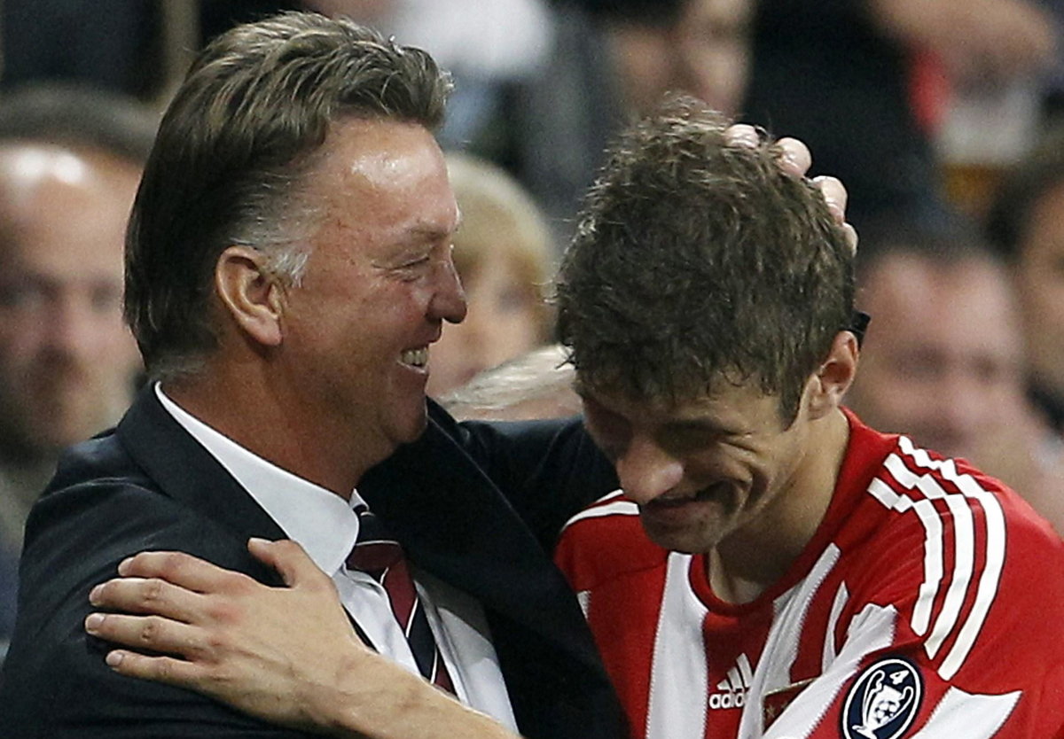 Louis van Gaal i Thomas Muller