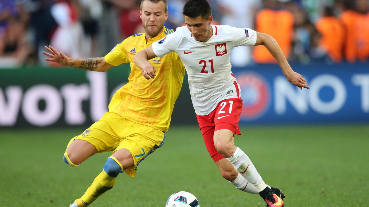 21.06.2016 UKRAINA - POLSKA UEFA EURO 2016 PILKA NOZNA