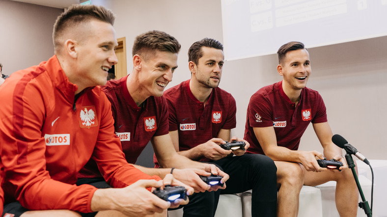 Reprezentanci Polski grają w FIFA 19