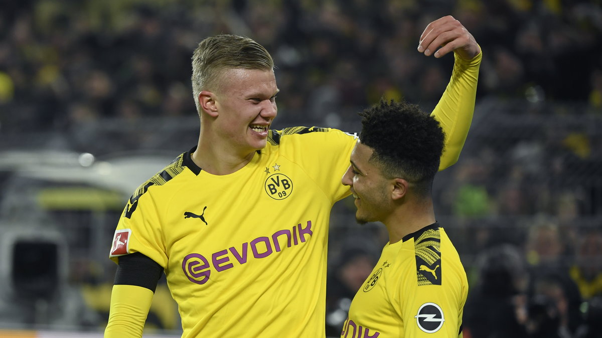 Erling Haaland i Jadon Sancho (Borussia Dortmund)