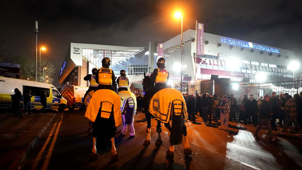 Zamieszki przed meczem Aston Villa — Legia Warszawa w LKE