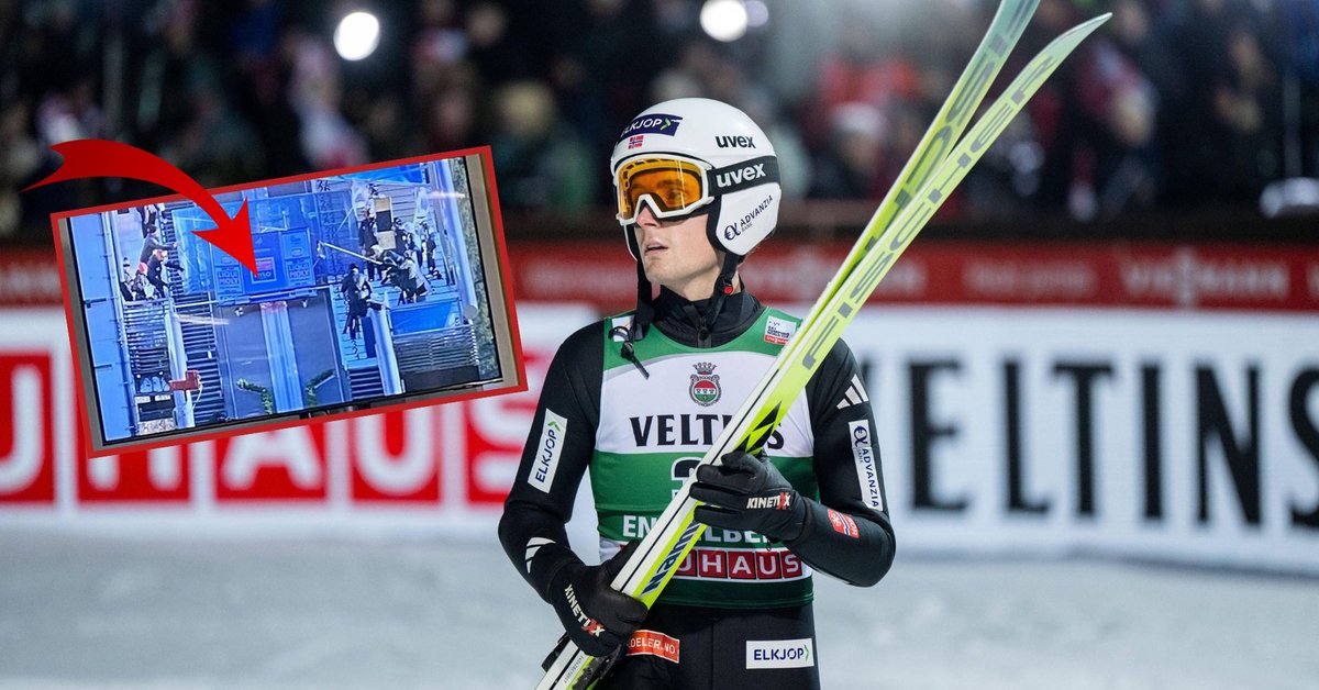 Near-disaster in Oberstdorf: Ski jump training halted after sponsor wall crashes onto start bar