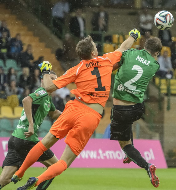 PIŁKA EKSTRAKLASA GÓRNIK ŁĘCZNA ZAWISZA BYDGOSZCZ (Silvio Rodic Patrik Mraz)