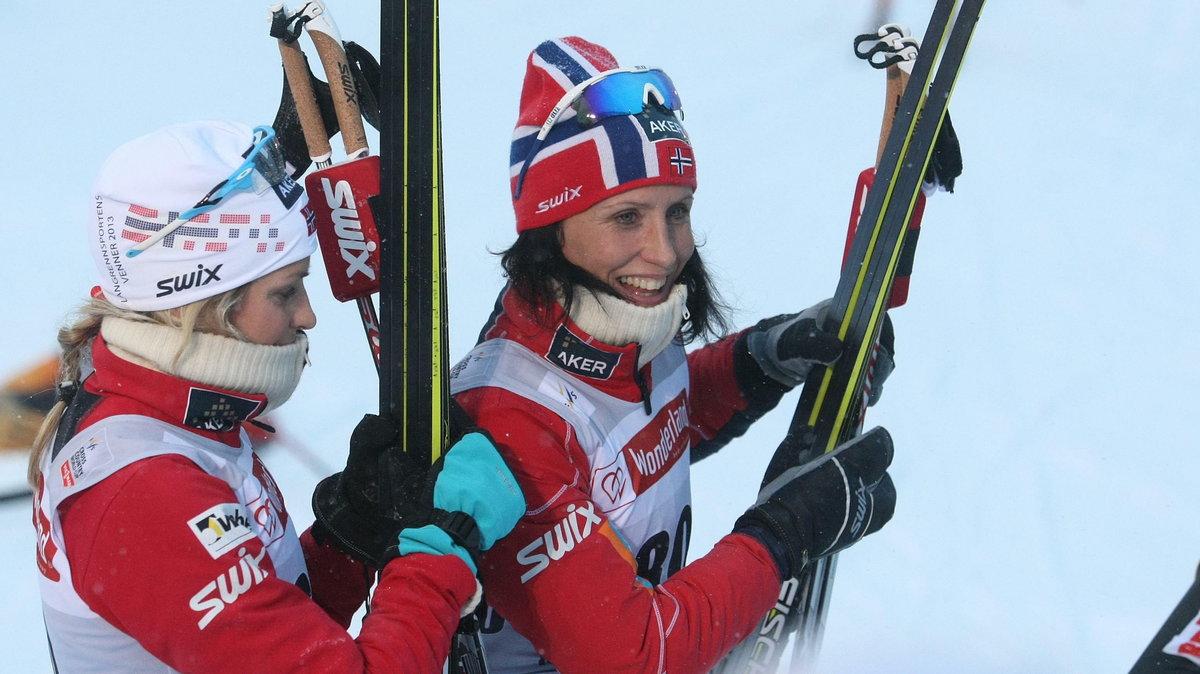 MARIT BJOERGEN, THERESE JOHAUG