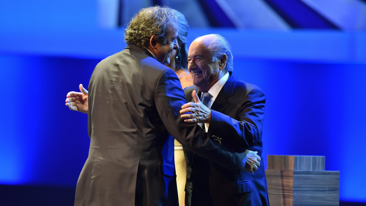 Sepp Blatter i Michel Platini 