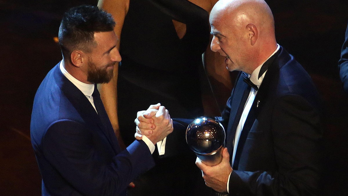 Lionel Messi i Gianni Infantino