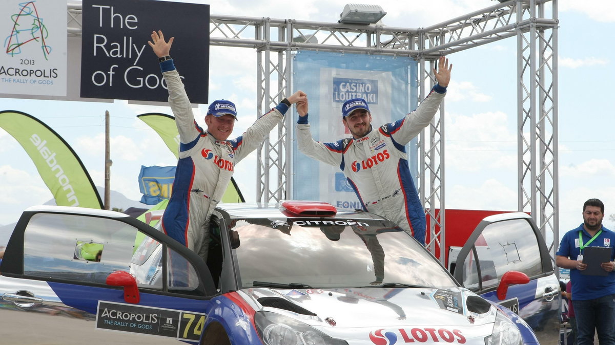 Robert Kubica na podium