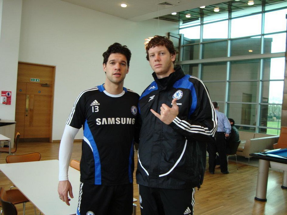 Michael Ballack i Ricardo Prasel