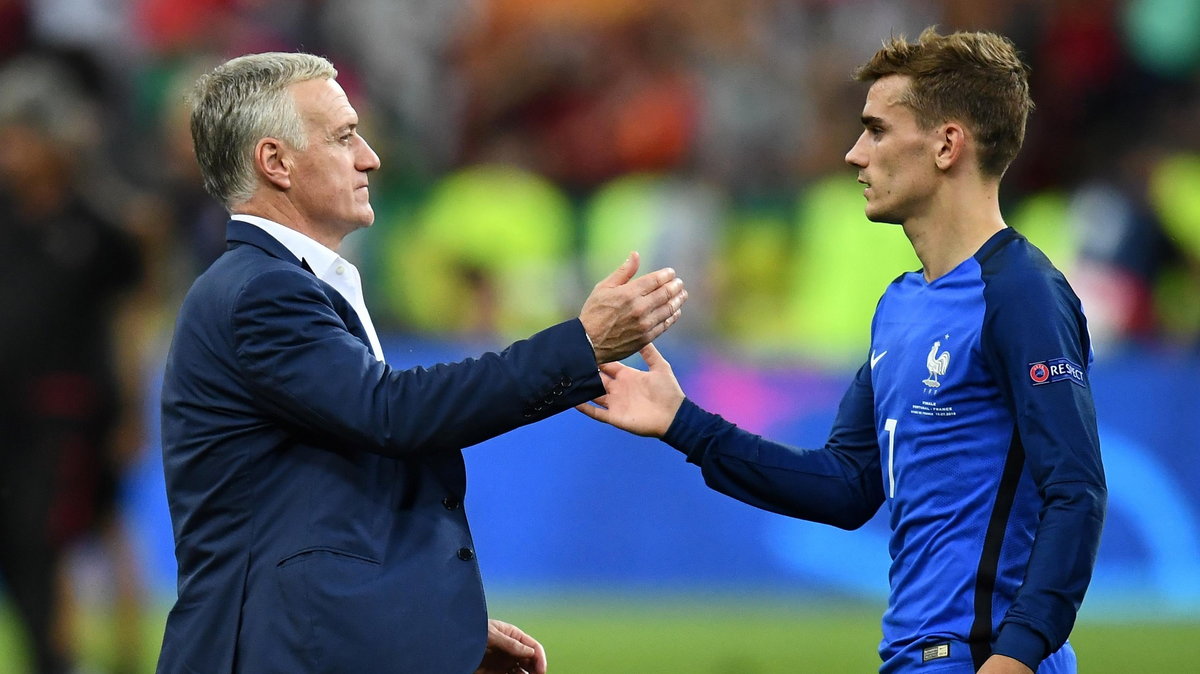 Antoine Griezmann i Didier Deschamps