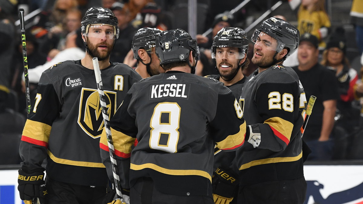 Radość hokeistów Vegas Golden Knights