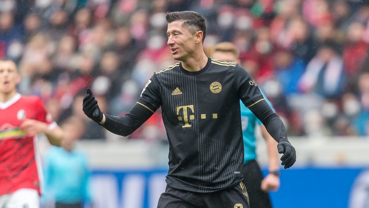 Robert Lewandowski w 62. minucie meczu z Freiburgiem opuścił boisko