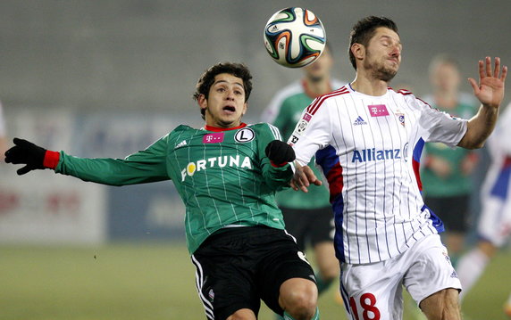 ZABRZE PIŁKA NOŻNA GÓRNIK LEGIA  (Łukasz Madej Guilherme )