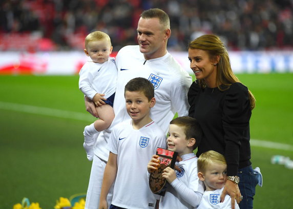 Wayne Rooney z żoną Coleen i synami