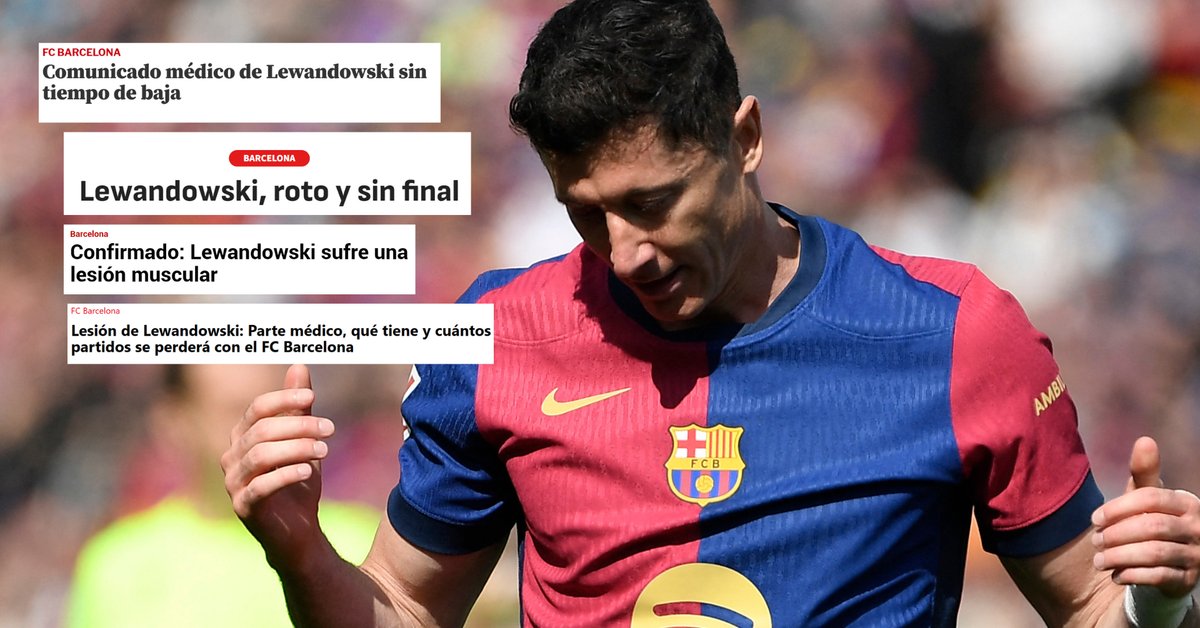 Hiszpanie jednogłośni po fatalnych wieściach z Barcelony o Robercie Lewandowskim