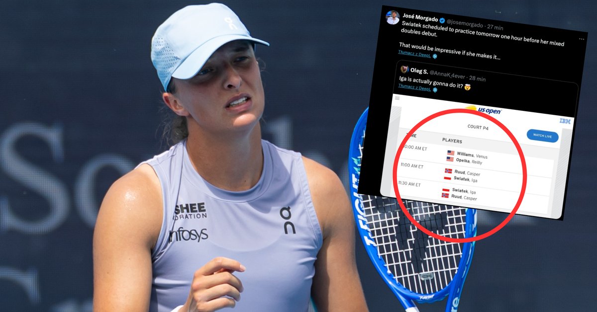 A więc jednak?! Nowe wieści w sprawie występu Igi Świątek w US Open