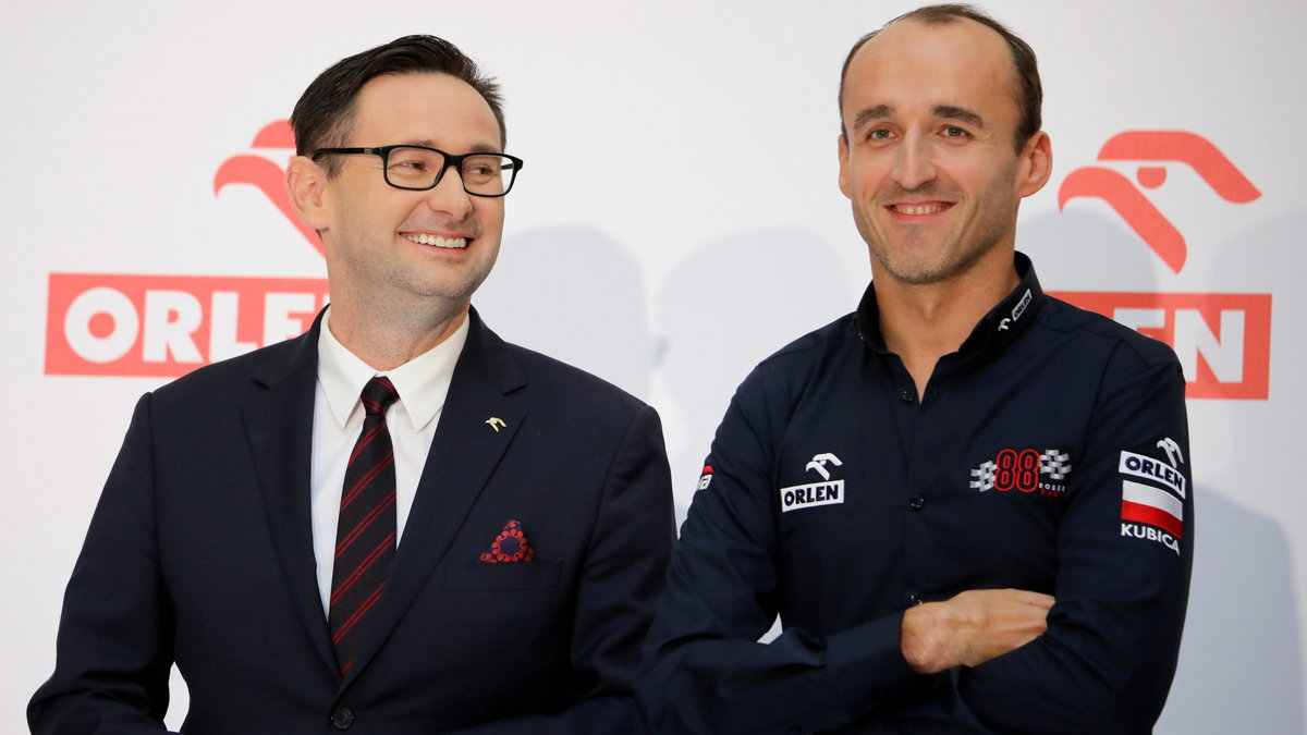 Robert Kubica i Daniel Obajtek