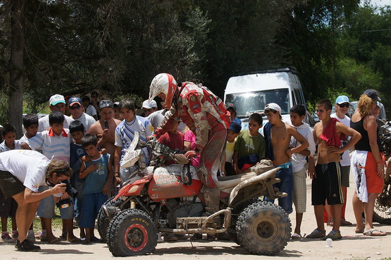 Rafał Sonik Dakar 2010 (fot. Jacek Bonecki, ATV Polska)