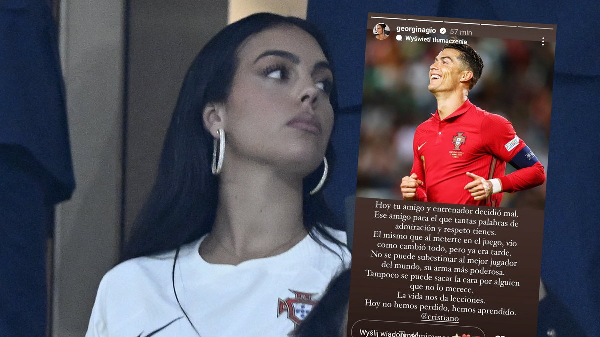 Georgina Rodriguez po meczu Maroka z Portugalią