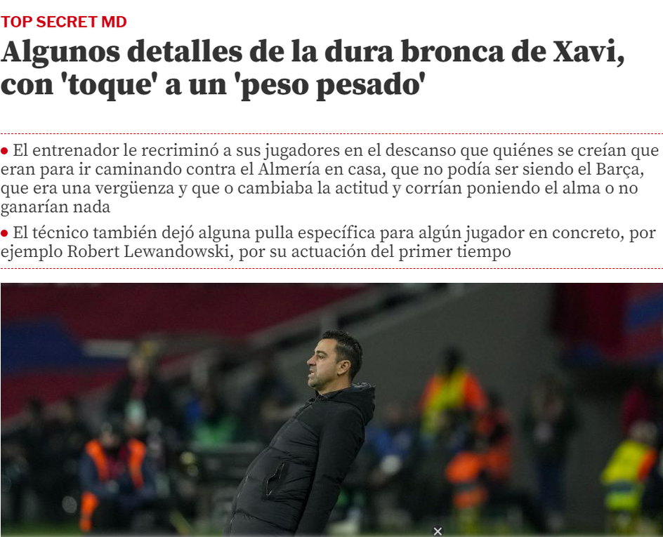 "Mundo Deportivo" o sytuacji Xaviego i Lewandowskiego