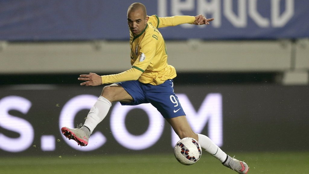 Diego Tardelli, napastnik brazylijskiej kadry, fot. REUTERS/Ueslei Marcelino