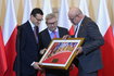 19a09026 - SIATKÓWKA SPOTKANIE PREMIERA Z WŁADZAMI PZPS (Premier Mateusz Morawiecki prezes PZPS Jacek Kasprzyk wiceprezes PZPS Ryszard Czarnecki )