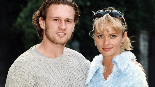 Mariusz Czerkawski i Izabella Scorupco