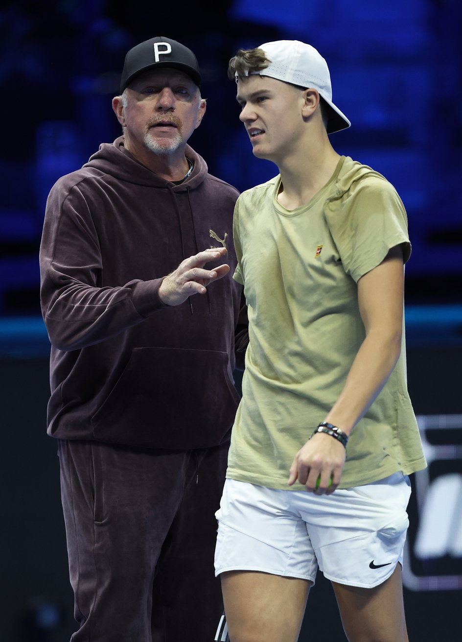 Holger Rune i Boris Becker