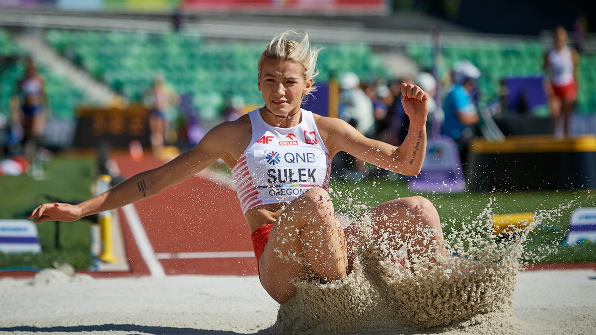 Adrianna Sułek podczas MŚ 2022 w Eugene