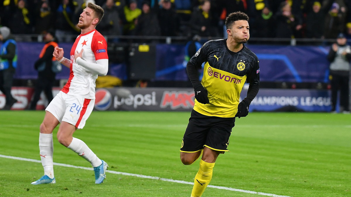 Jadon Sancho (z prawej)