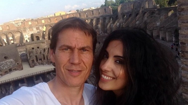 Rudi Garcia i Francesca Brienza