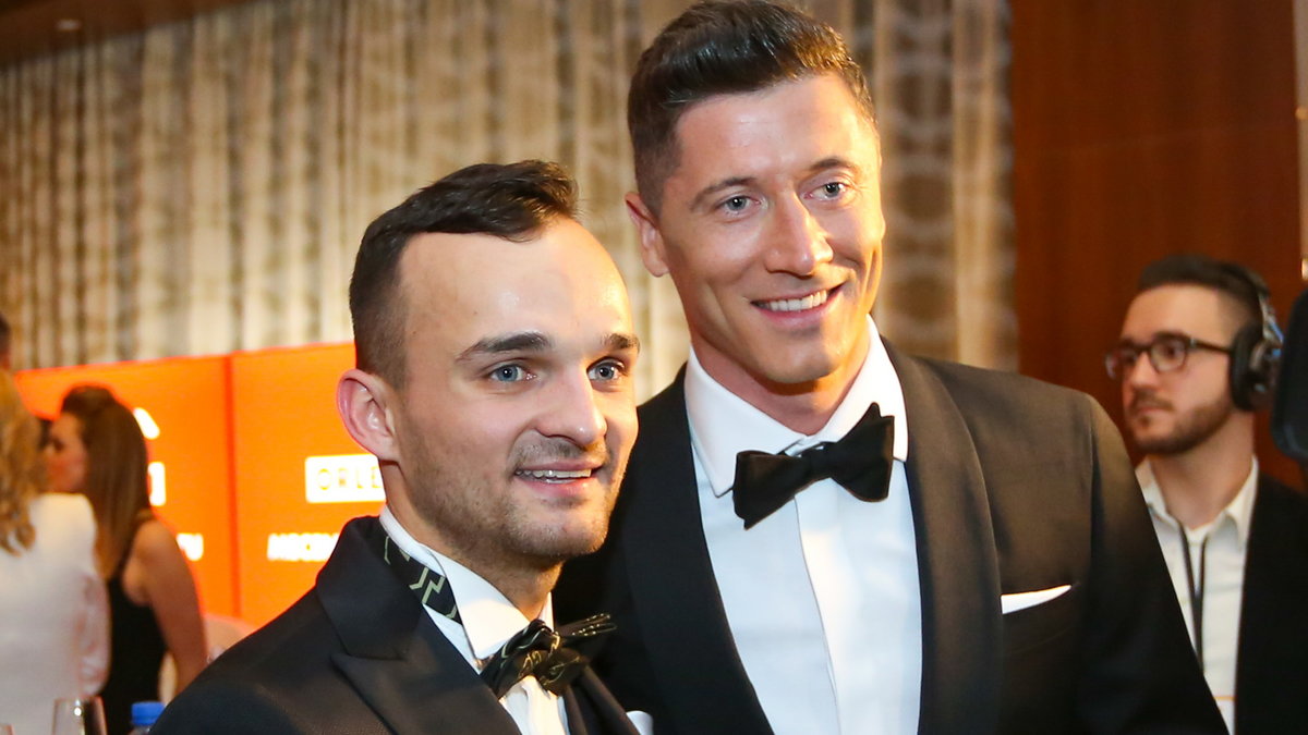 Bartosz Zmarzlik i Robert Lewandowski