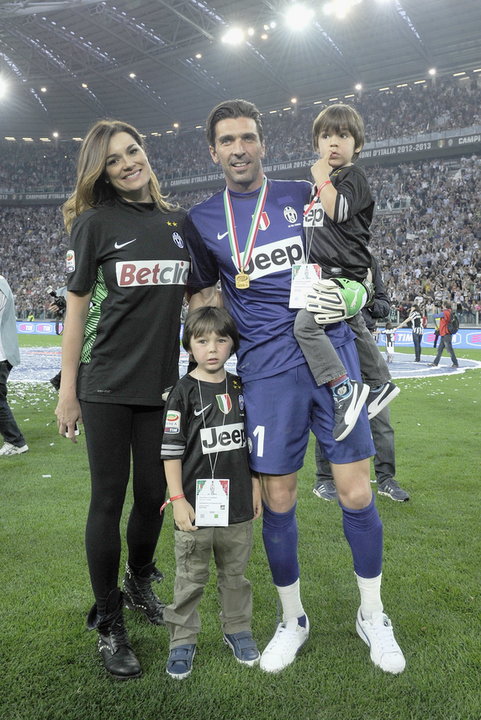 Alena Seredova i Gianluigi Buffon z synami