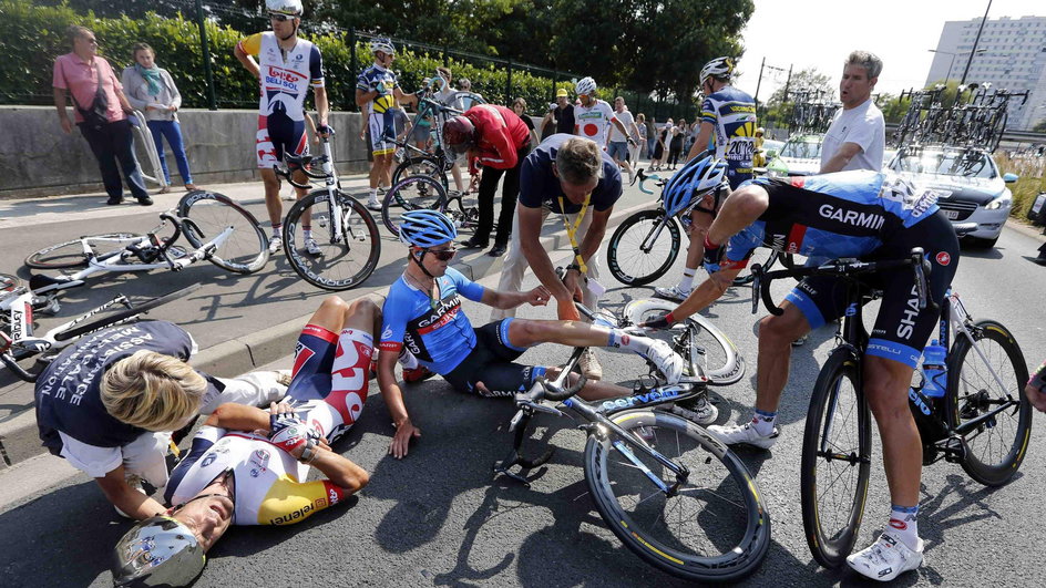 Tour de France - kraksa