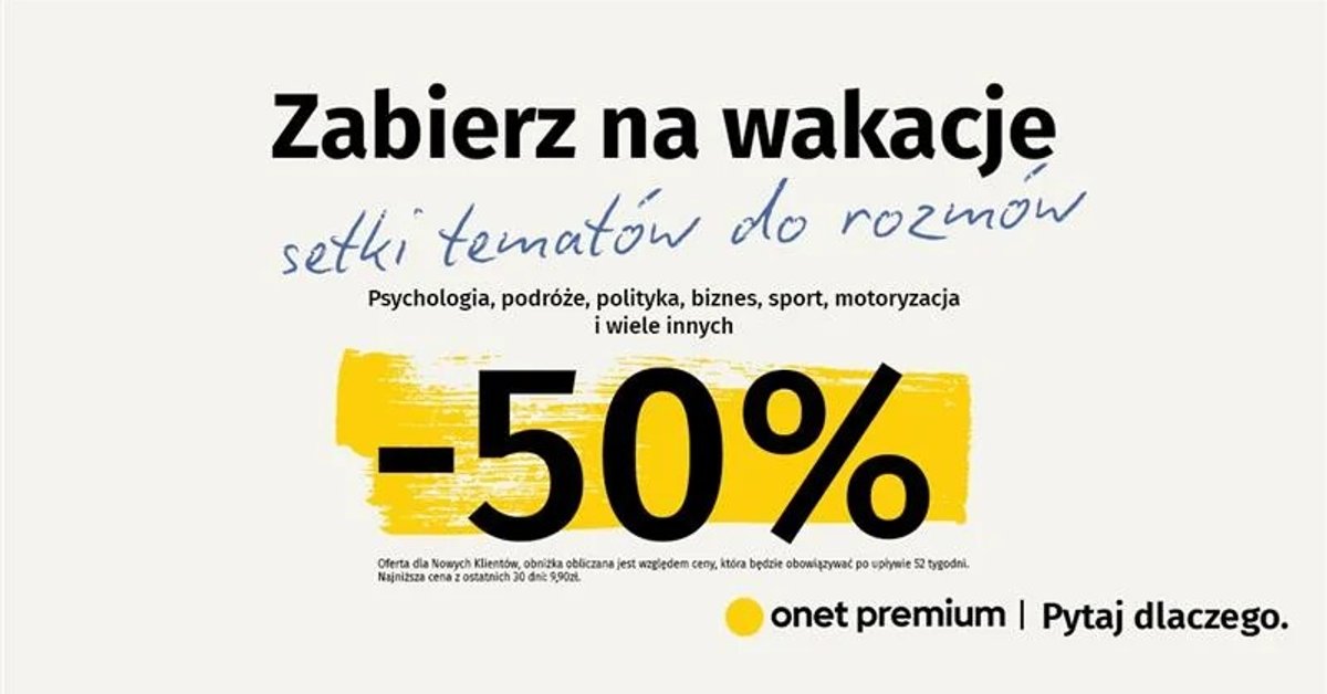 Wakacyjna promocja Przeglądu Sportowego Onet. Dołącz do Onet Premium już teraz! [AUTOPROMOCJA]