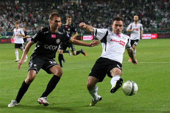 Legia - Polonia/Adam Kokoszka i Marek Saganowski