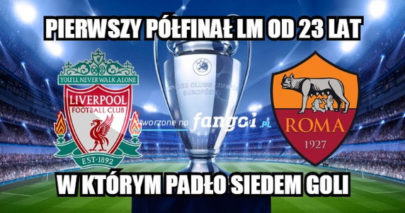 Memy po meczu Liverpool - AS Roma w Lidze Mistrzów