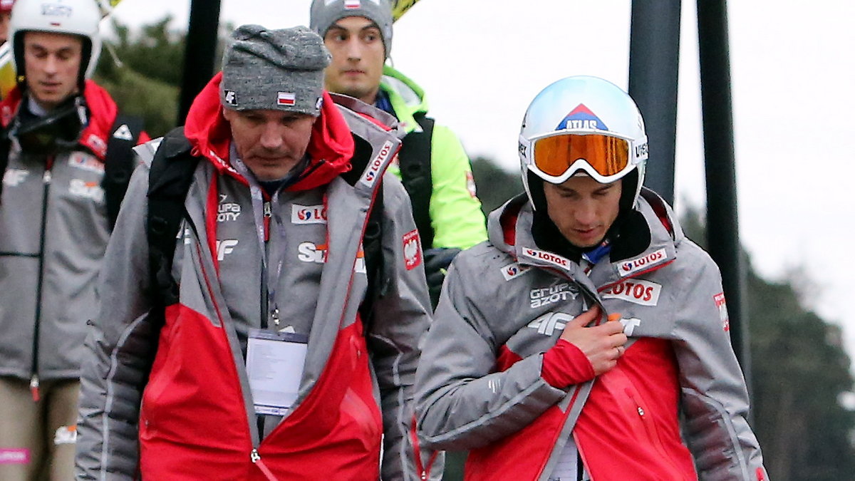 Kamil Stoch i doktor Aleksander Winiarski