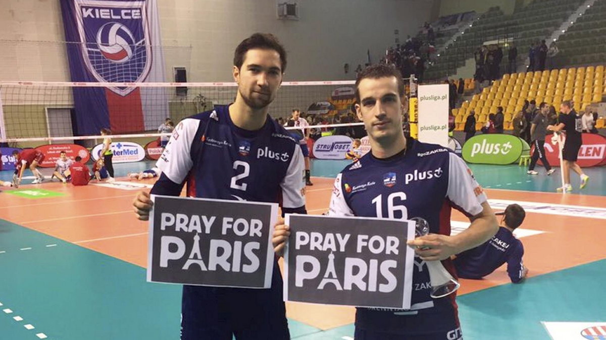 Kevin Tillie pray for Paris