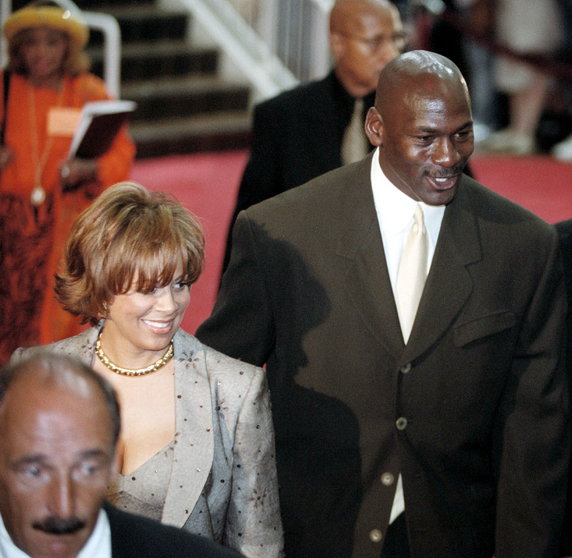 Michael Jordan i Juanita Vanoy