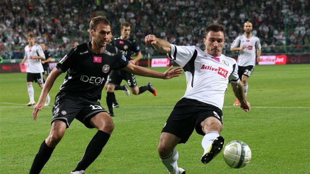 Legia - Polonia/Adam Kokoszka i Marek Saganowski