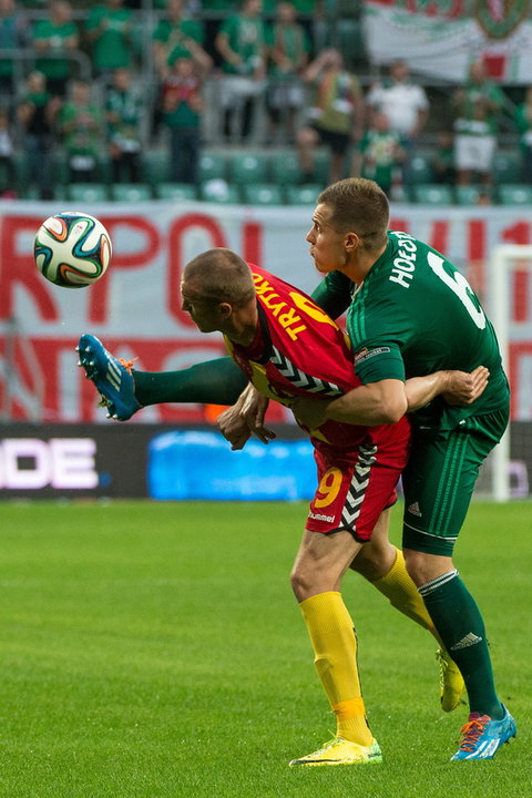 PIŁKARSKA EKSTRAKLASA ŚLĄSK KONTRA KORONA  (Przemysław Trytko Tomasz Hołota )