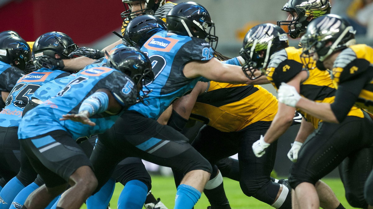 Futbol amerykański Panthers Wroclaw - Seahawks Gdynia