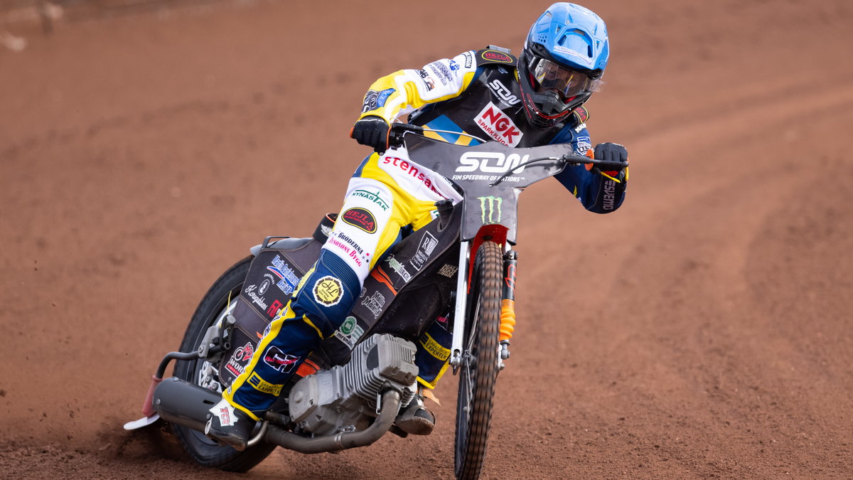 2021.10.16 Manchester Zuzel Speedway 2021 Speedway of Nations SoN Mistrzostwa Swiata Speedway of Nations - final 1 N/z Jacob Thorssell Foto Marcin Karczewski / PressFocus 2021.10.16 Speedway 2021 Speedway of Nations SoN Speedway of Nations - final 1 N/z Jacob Thorssell Foto Marcin Karczewski / PressFocus