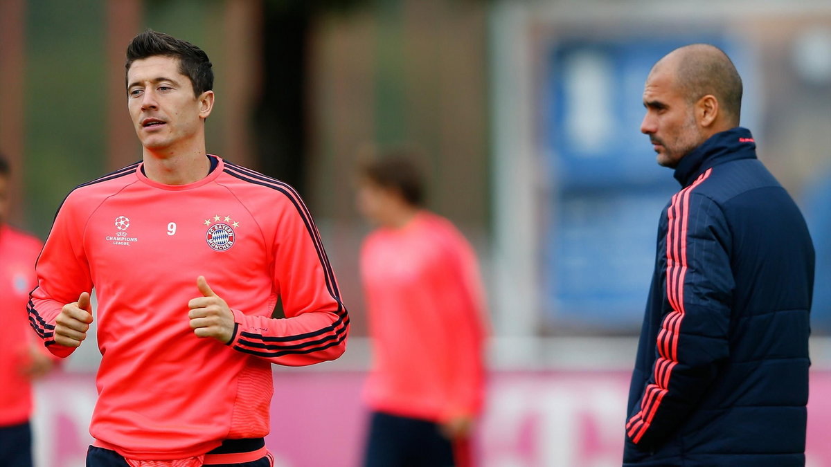 Robert Lewandowski i Josep Guardiola