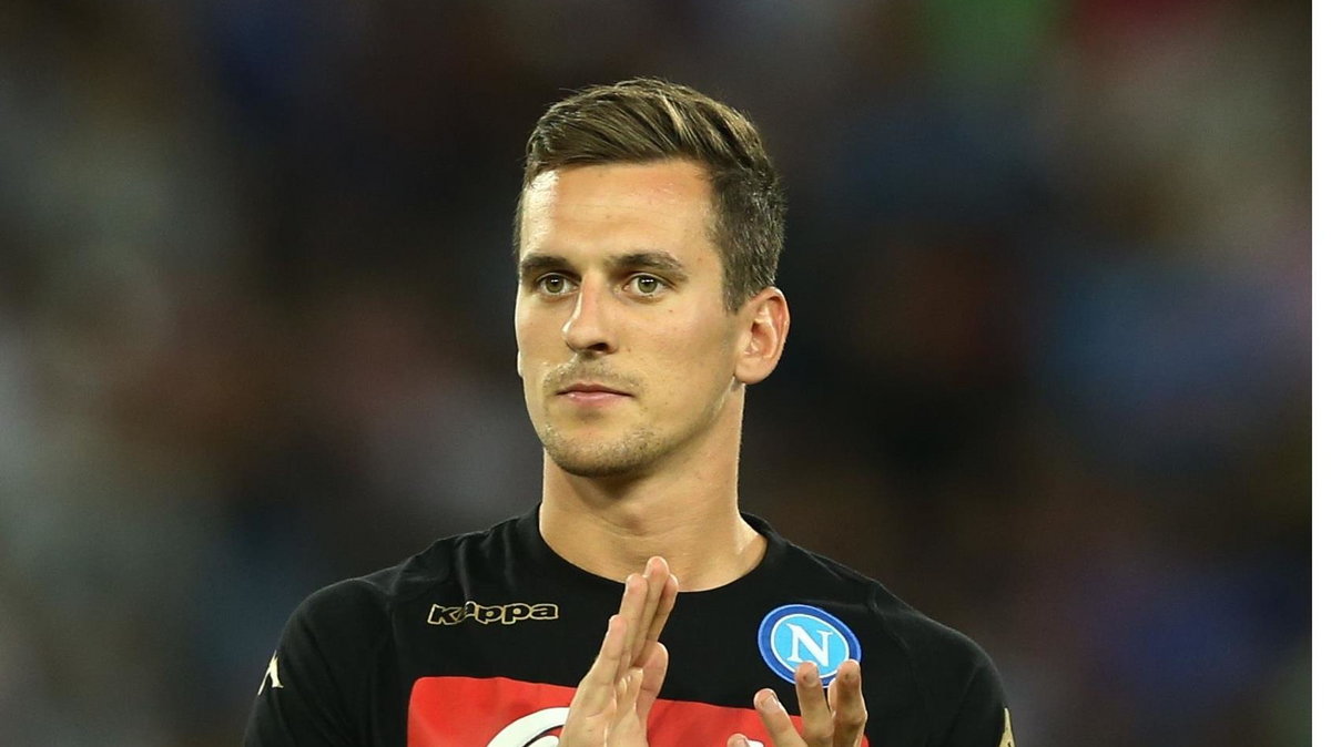 Arkadiusz Milik pilkarzem SSC Napoli