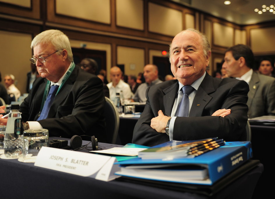 Ricardo Teixeira i Sepp Blatter, 2011 r.