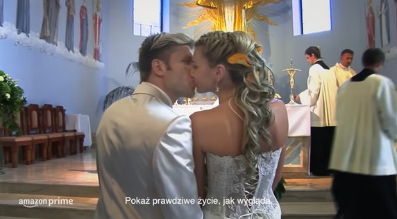 Jakub Błaszczykowski z żoną Agatą w dniu ślubu