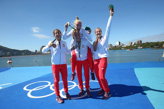 Maria Springwald, Joanna Leszczyńska, Agnieszka Kobus i Monika Ciaciuch.