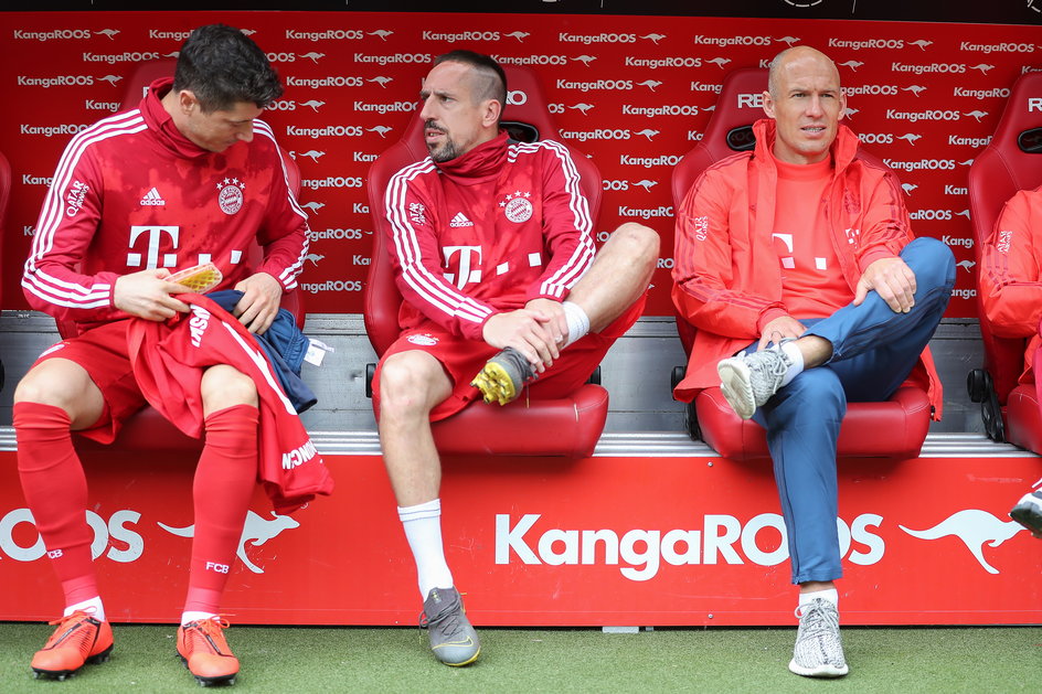 Robert Lewandowski, Franck Ribery i Arjen Robben