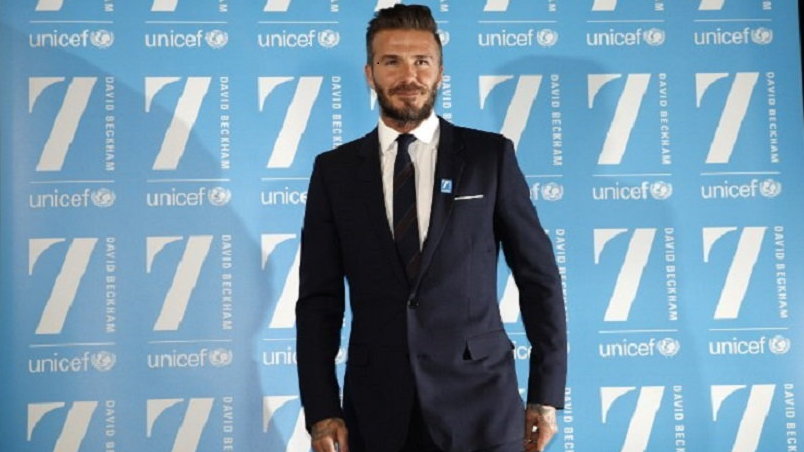 David Beckham, fot. ADRIAN DENNIS / AFP